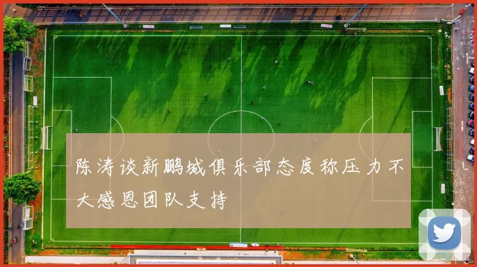 陈涛谈新鹏城俱乐部态度称压力不大感恩团队支持